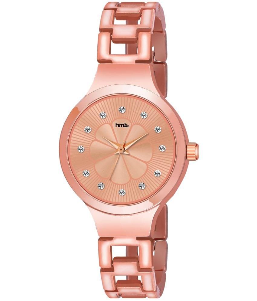     			HMTe - Rose Gold Metal Analog Womens Watch