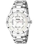 HMTe - Silver Metal Analog Men's Watch