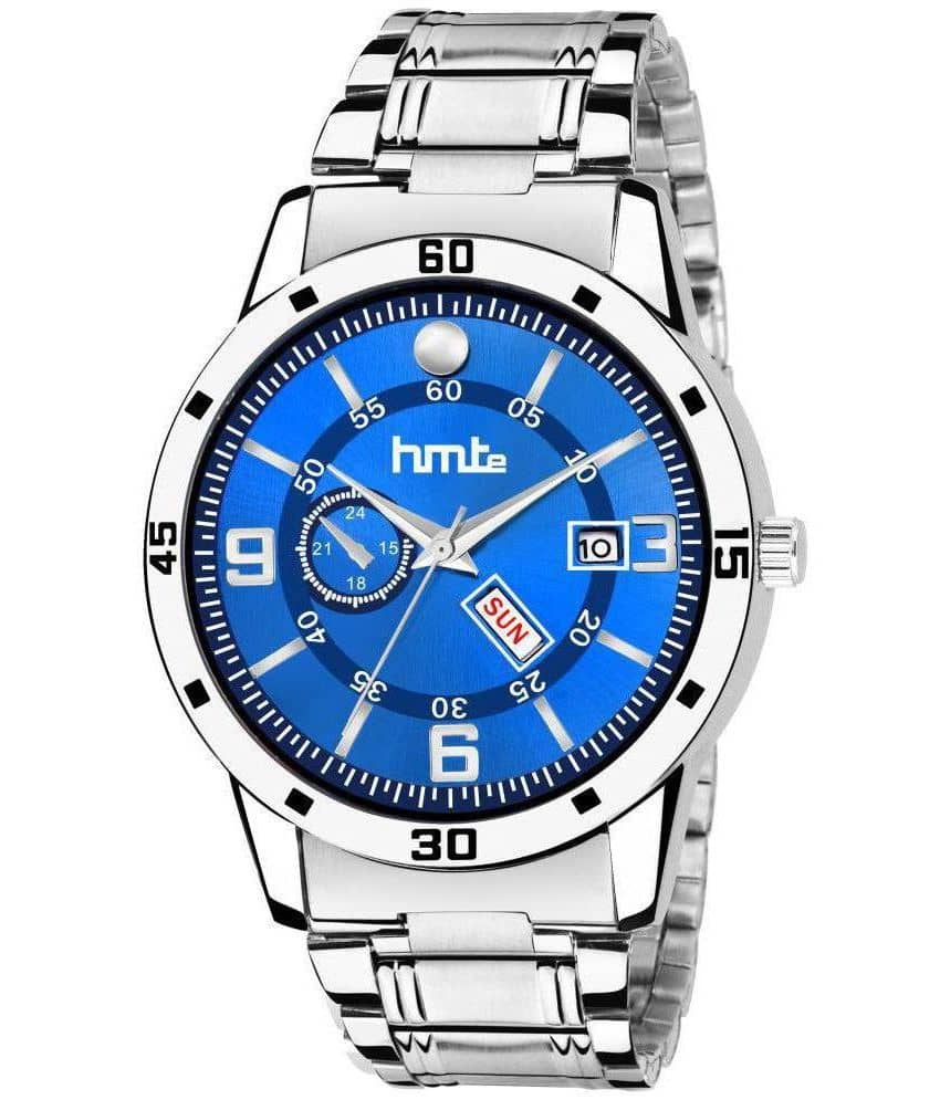 HMTe - Silver Metal Analog Men's Watch