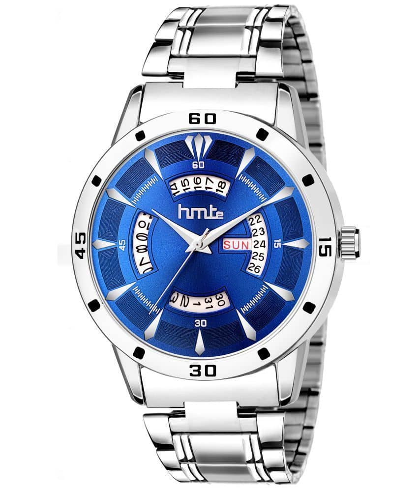 HMTe - Silver Metal Analog Men's Watch