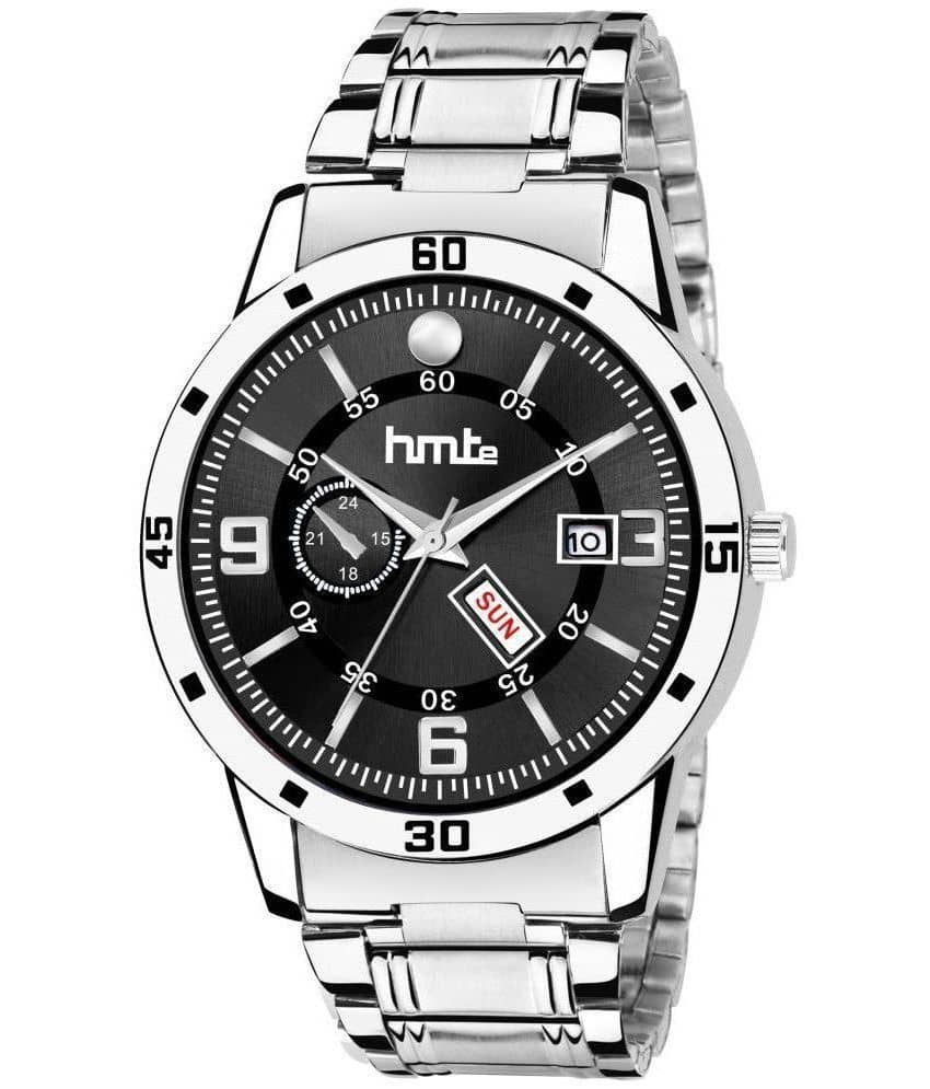 HMTe - Silver Metal Analog Men's Watch