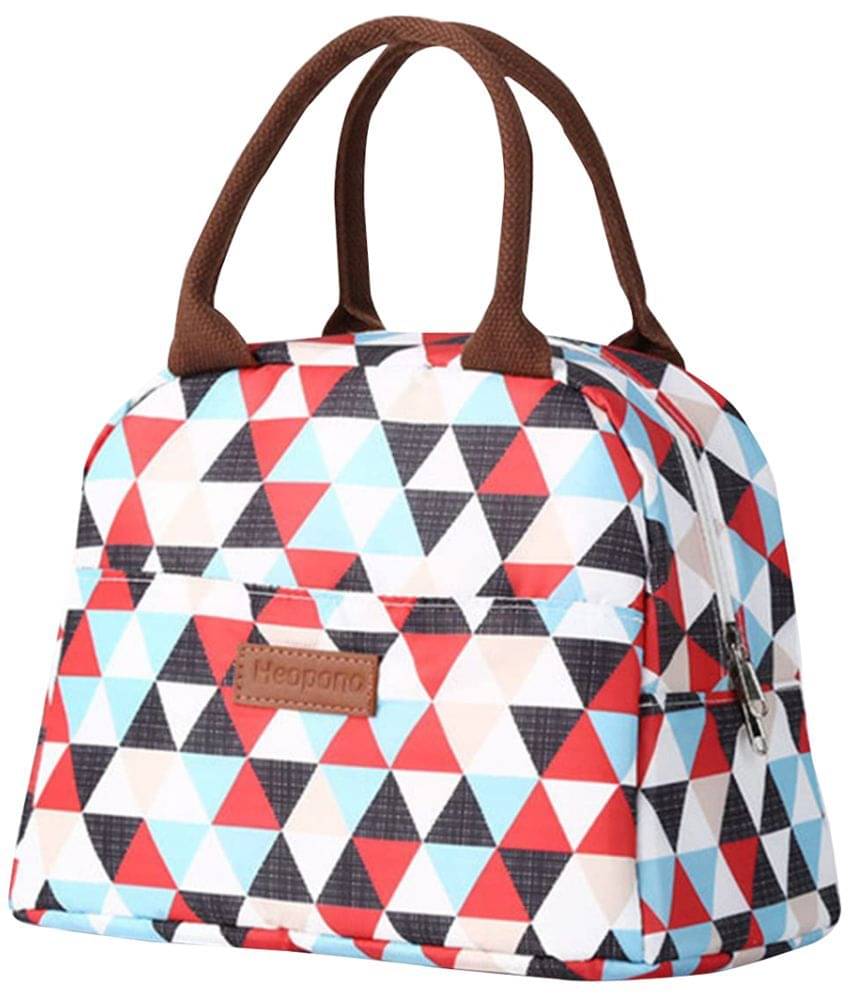     			House Of Quirk - Red Polyester Lunch Bag