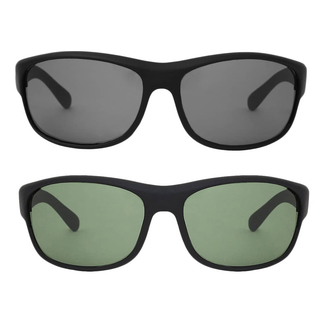 Kanny Devis - Black Wrap Around Sunglasses ( Pack of 2 ) - Sunglasses | Buy online on ZillyBuy