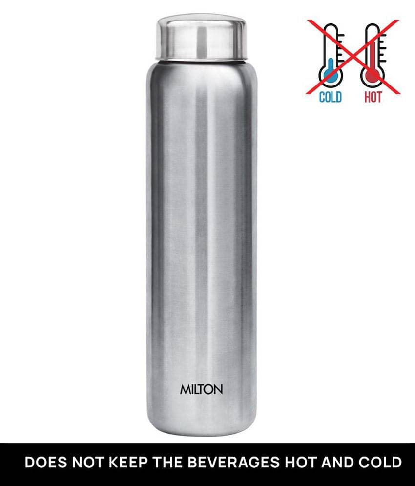 Milton Aqua 1000 Stainless Steel Water Bottle, Set of 1, 950 ml, Silver | 100% Leak Proof | Office Bottle | Gym Bottle | Home | Kitchen | Hiking | Treking Bottle | Travel Bottle Milton Aqua 1000 Stainless Steel Water Bottle, Set of 1, 950 ml, Silver | 100% Leak Proof | Office Bottle | Gym Bottle | Home | Kitchen | Hiking | Treking Bottle | Travel Bottle