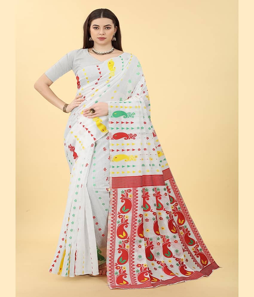 NENCY FASHION Banarasi Silk Embellished Saree With Unstitched Blouse Piece ( Purple ) - Sarees | Buy online on ZillyBuy
