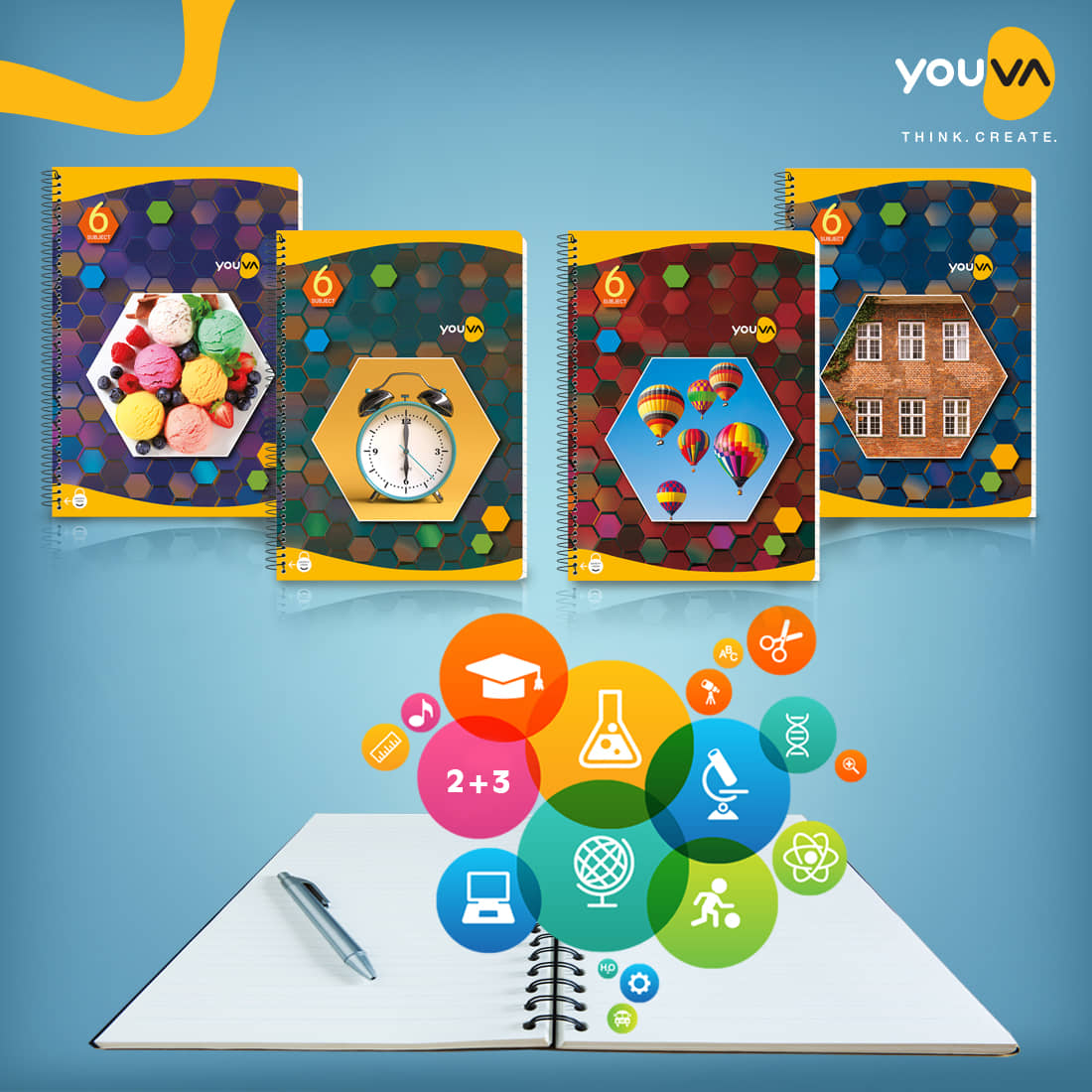 Navneet Youva - Ruled Subject Notebooks ( Pack of 1 )