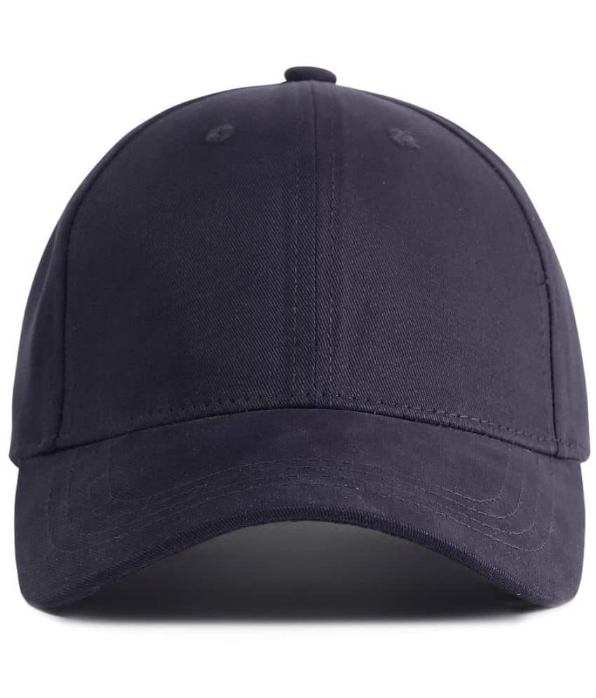 Omtex - Navy Cotton Men's Cap ( Pack of 1 )