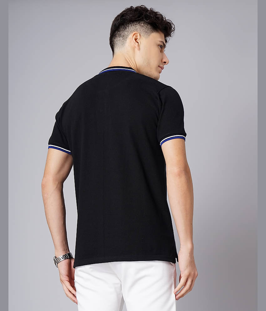 Paul Street Pack of 2 Cotton Slim Fit Solid Half Sleeves Men's Polo T Shirt ( Multicolor )