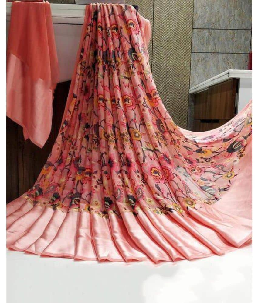 Sitanjali Banarasi Silk Saree Without Blouse Piece ( Pink ) - Sarees | Buy online on ZillyBuy