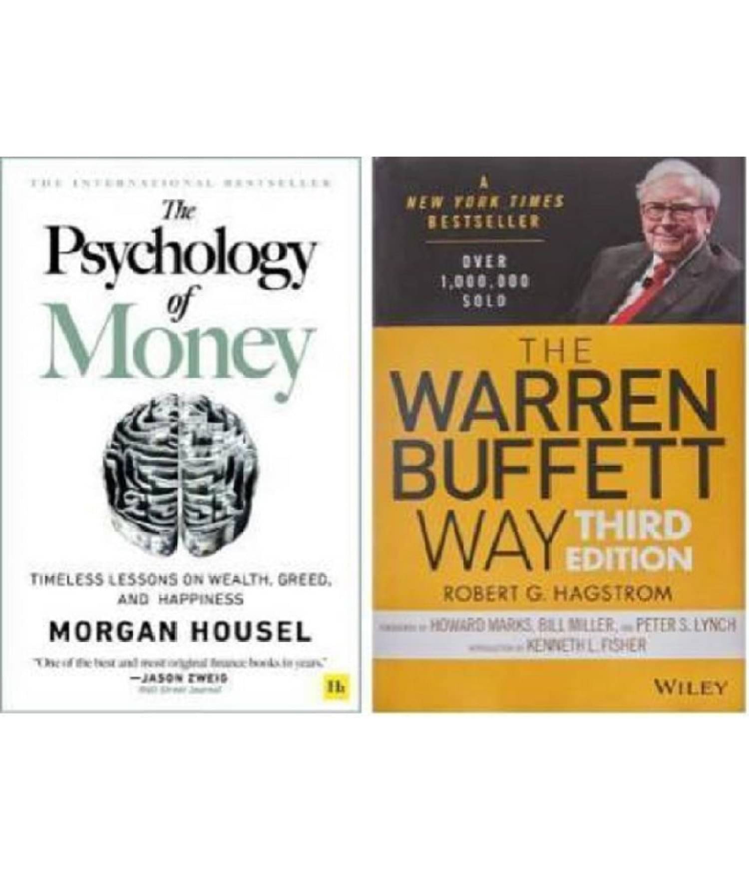     			The Psychology Of Money + The Warren Buffett Way (Paperback, Robert G. Hagstrom, Morgan Housel)