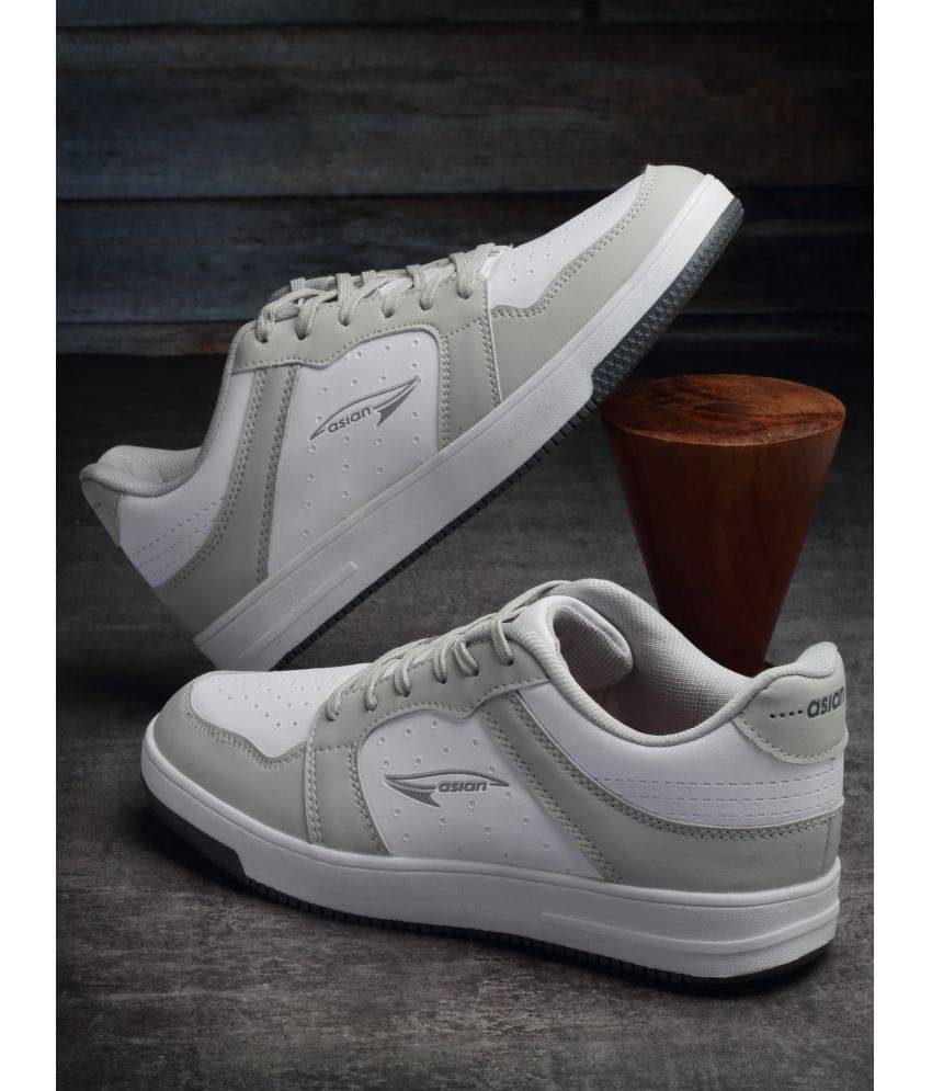     			ASIAN JASPER-05 Light Grey Men's Sneakers