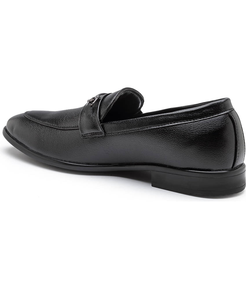 Action - Black Men's Mocassin Formal Shoes