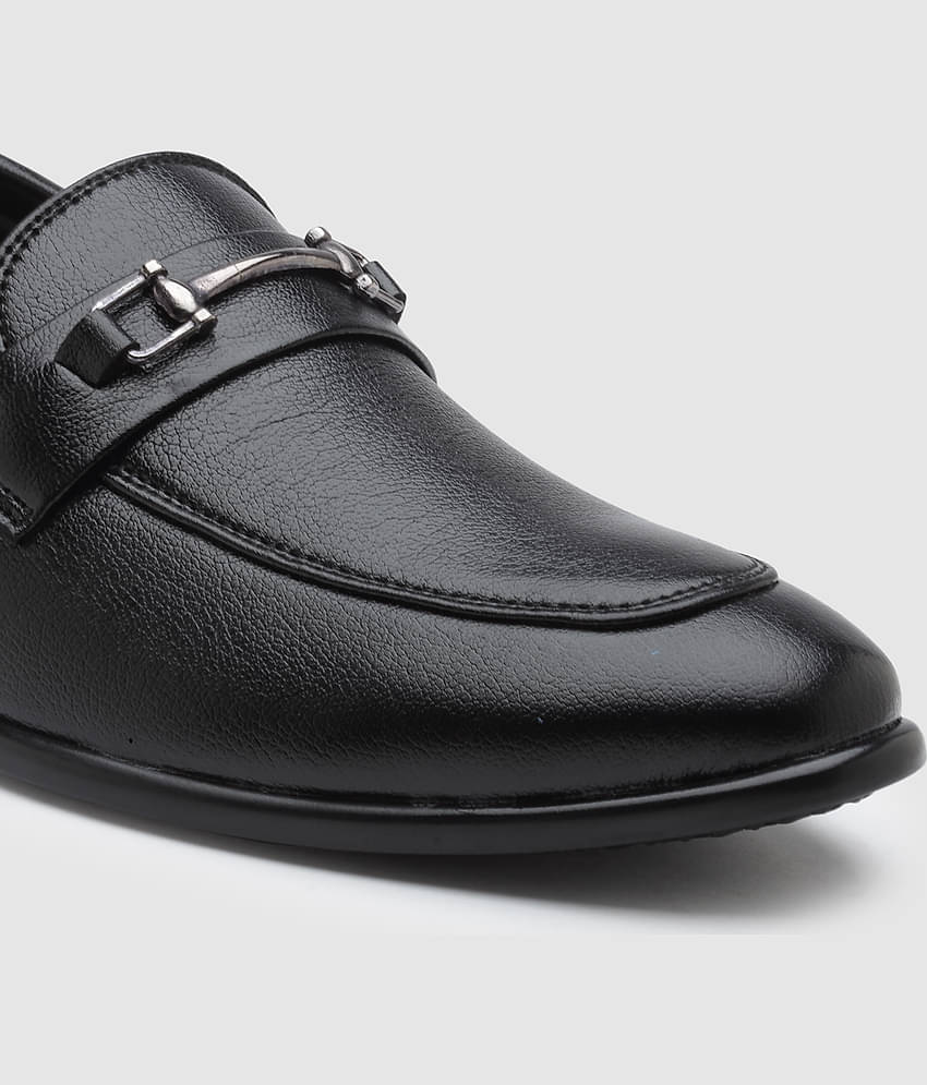 Action - Black Men's Mocassin Formal Shoes