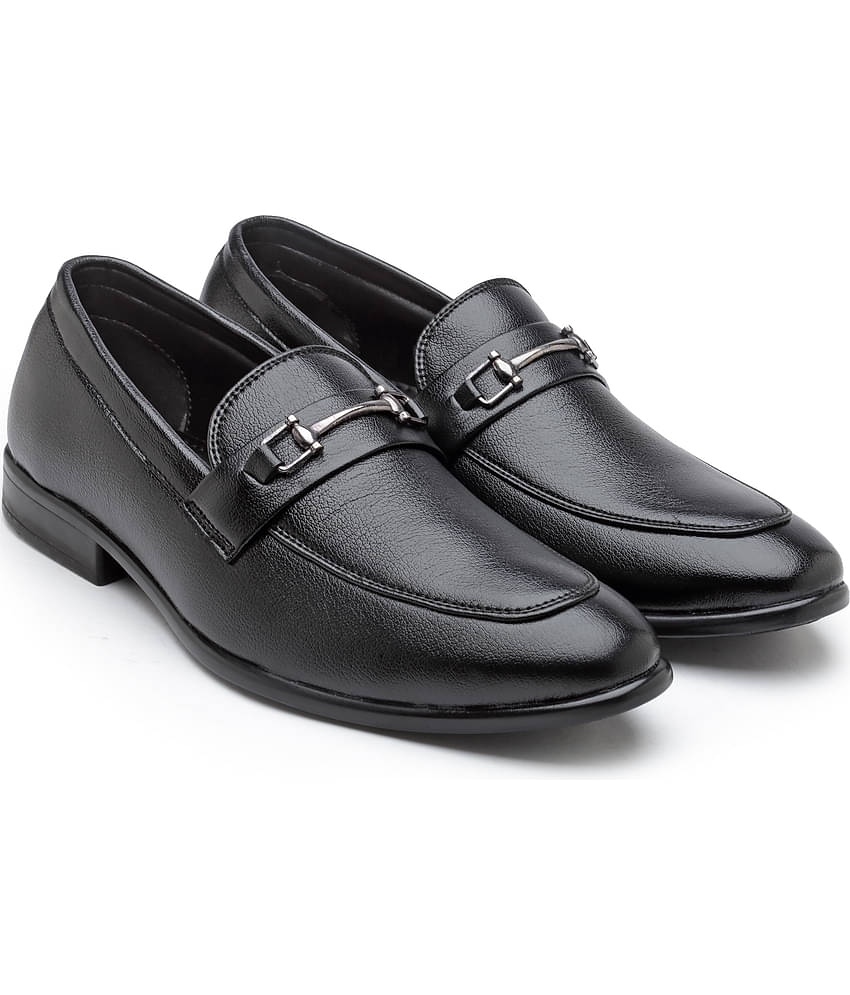Action - Black Men's Mocassin Formal Shoes