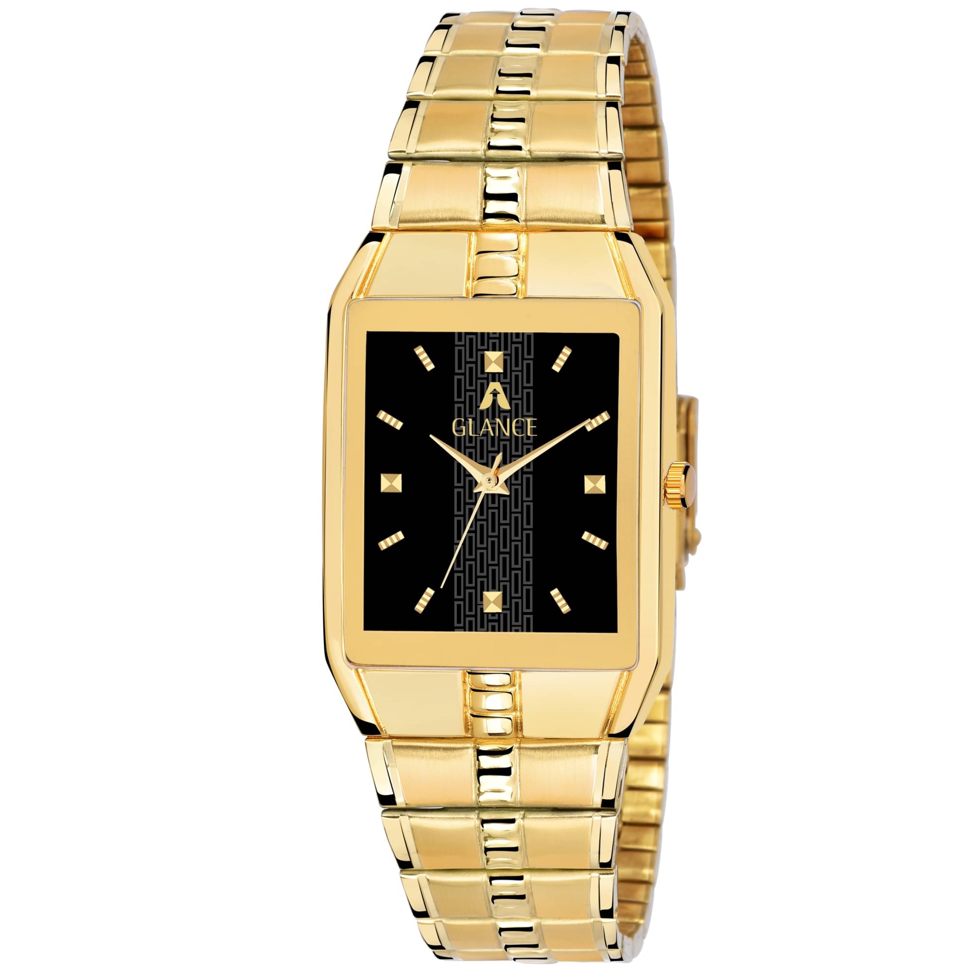     			Aglance - Gold Metal Analog Men's Watch