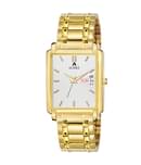 Aglance - Gold Metal Analog Men's Watch