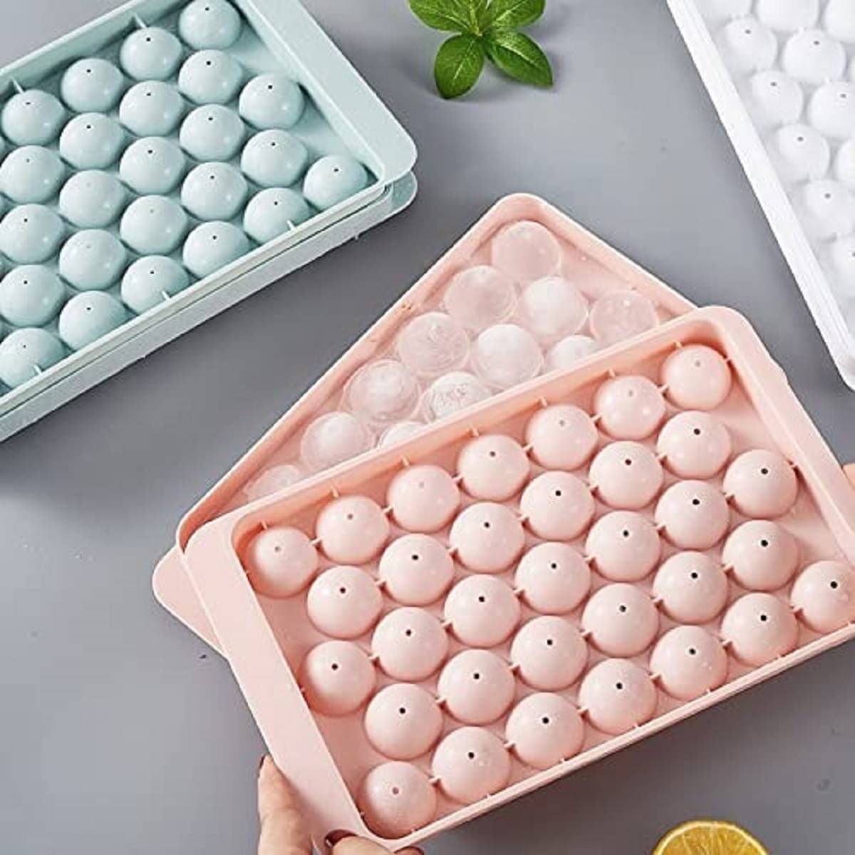     			GEEO Ice Cube Tray Ice Ball Maker Mold Multicolor, 1 Pc