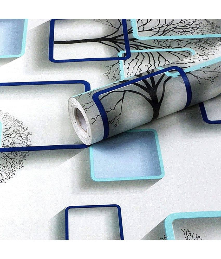 KAAF - Abstract 3D Wallpaper ( 40 x 500 ) cm ( Pack of 1 )