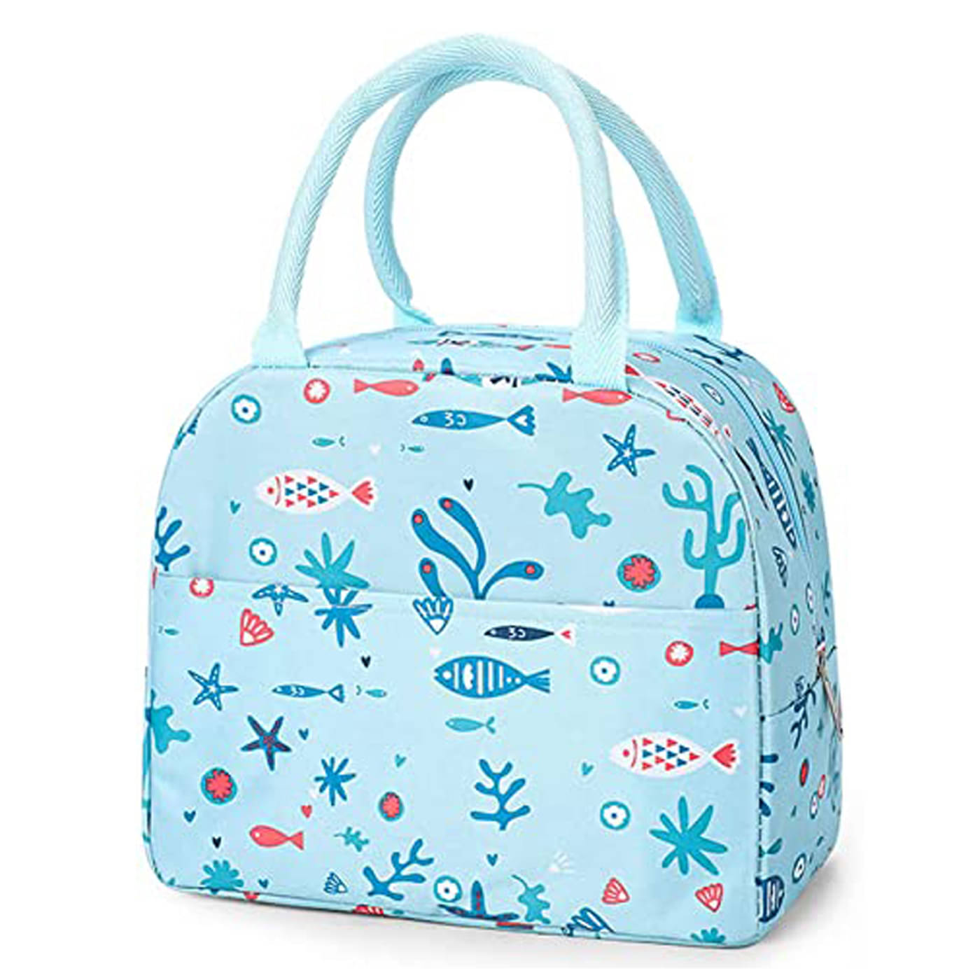     			House Of Quirk - Blue Polyester Lunch Bag