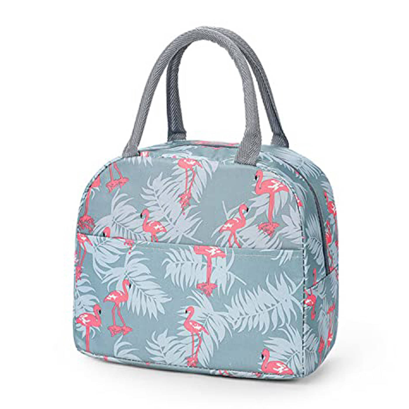     			House Of Quirk - Grey Polyester Lunch Bag