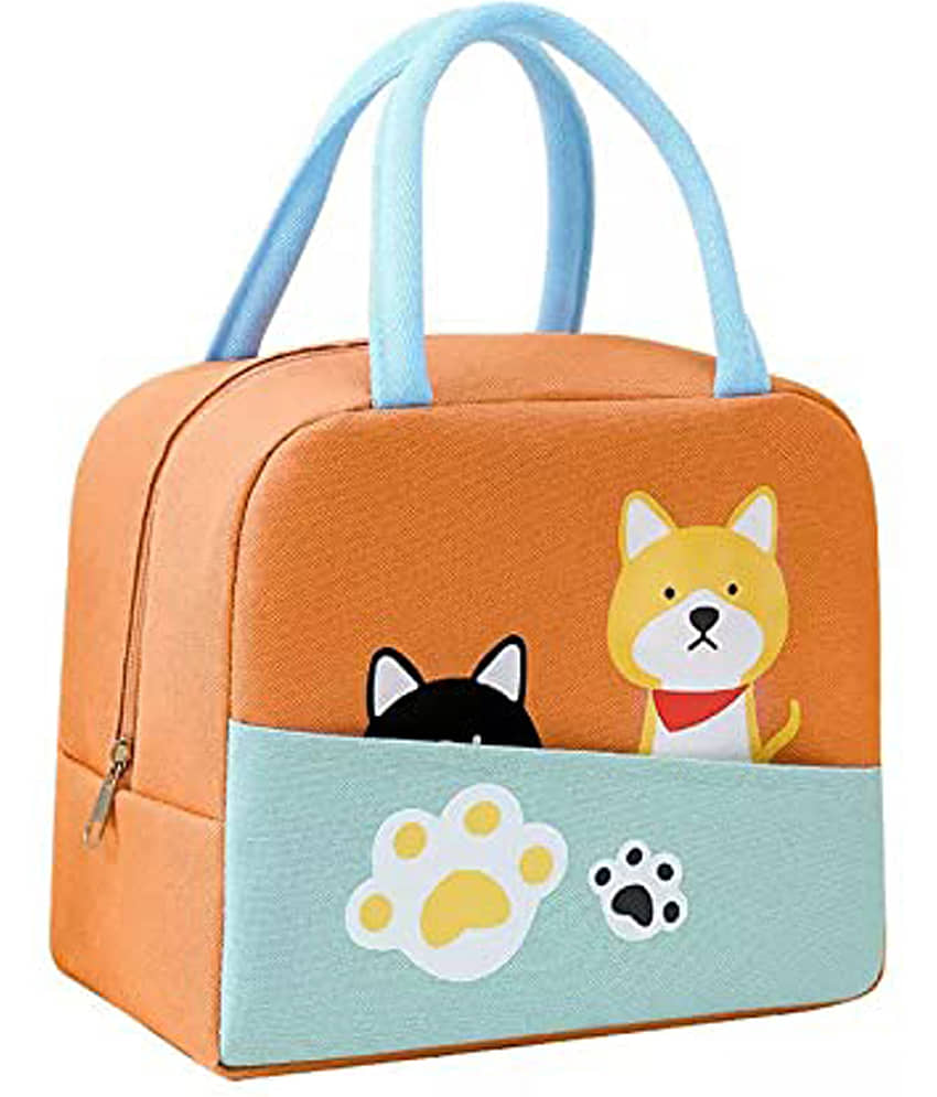 House Of Quirk - Orange Polyester Lunch Bag - Handbags | Buy online on ZillyBuy