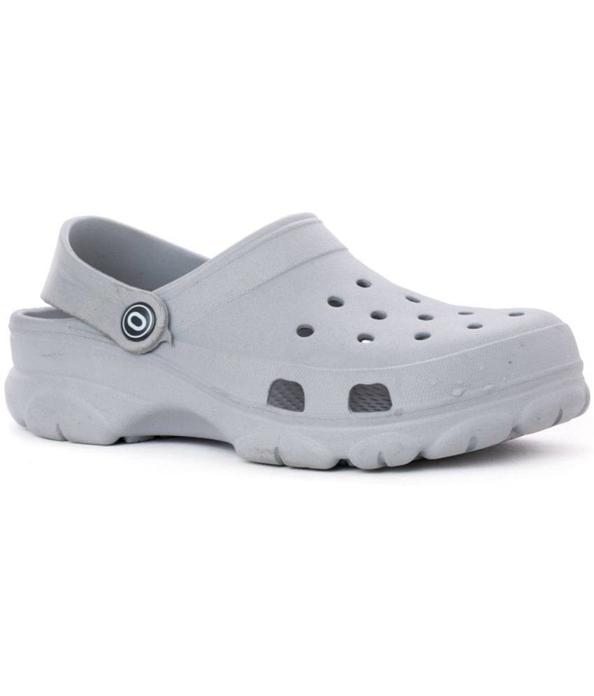 KHADIM - Gray Men's Clogs KHADIM - Gray Men's Clogs