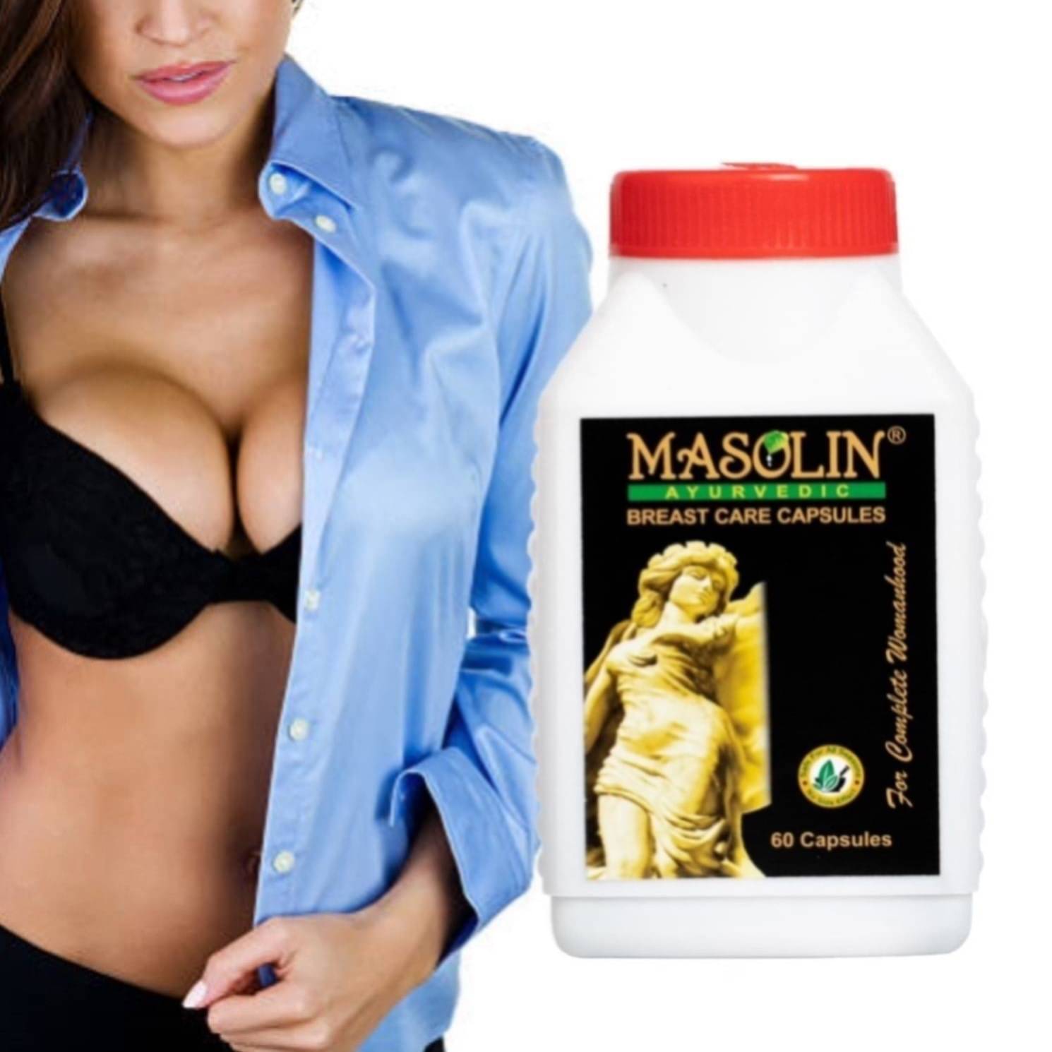 MASOLIN HERBAL Ayurvedic Brest Growth Capsule Capsule 60 no.s Pack Of 1 MASOLIN HERBAL Ayurvedic Brest Growth Capsule Capsule 60 no.s Pack Of 1