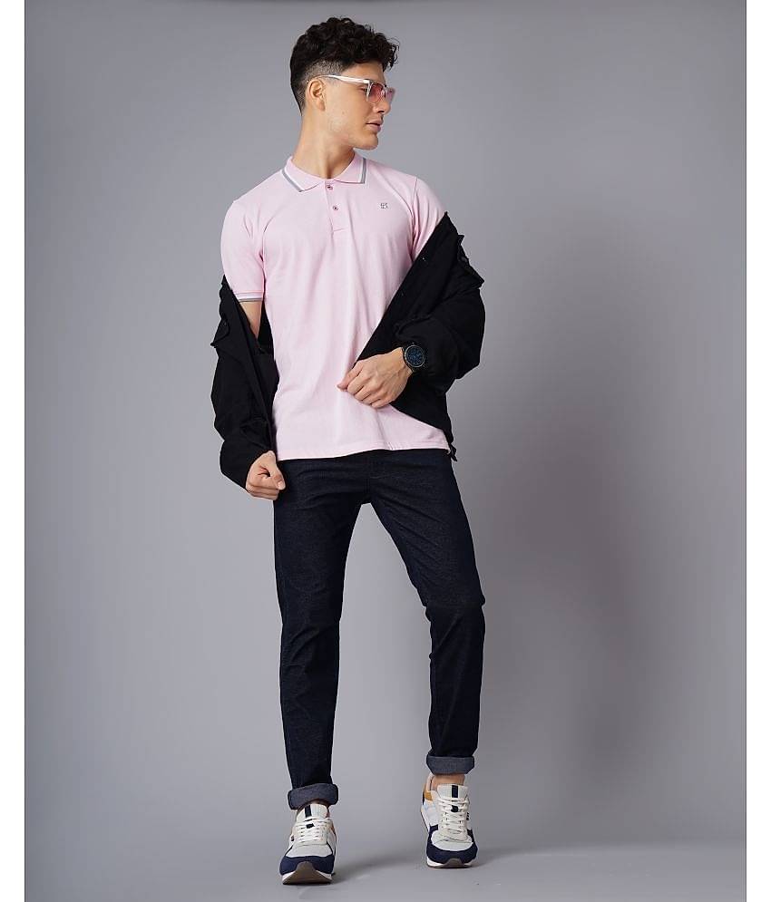 Paul Street Pack of 2 Cotton Slim Fit Solid Half Sleeves Men's Polo T Shirt ( Multicolor )