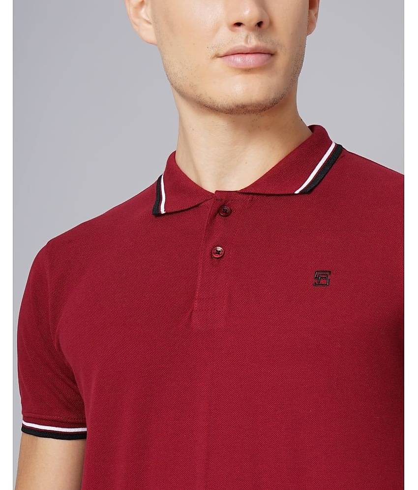 Paul Street Pack of 2 Cotton Slim Fit Solid Half Sleeves Men's Polo T Shirt ( Multicolor )