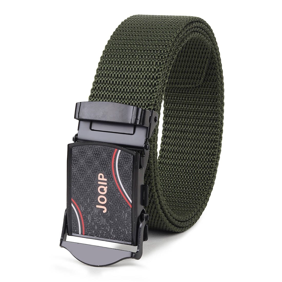     			SILKSHOPPING - Green Nylon Men's Casual Belt ( Pack of 1 )