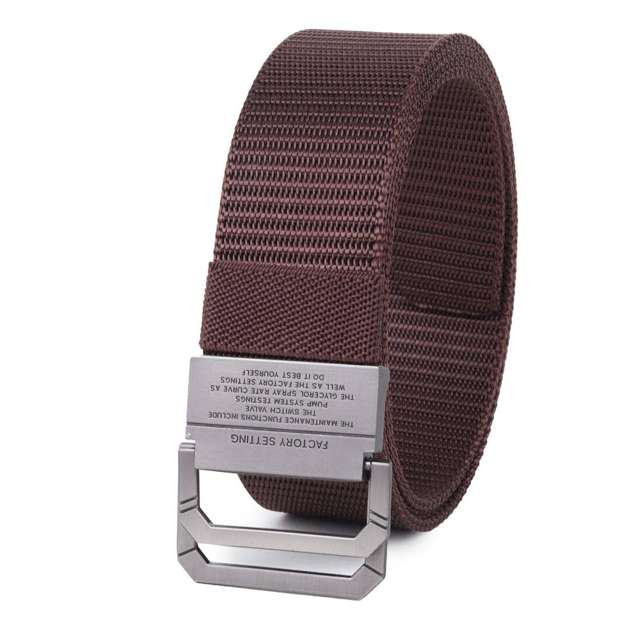 Zacharias - Brown Canvas Men's Casual Belt ( Pack of 1 )
