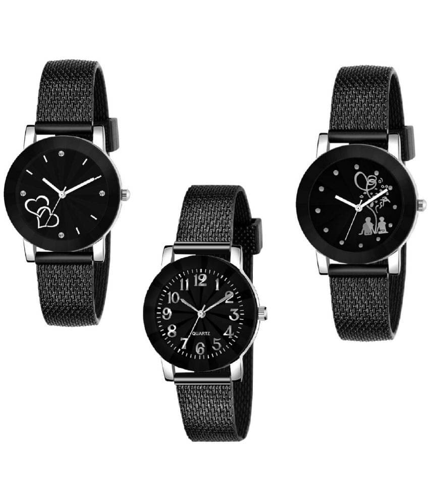     			Cosmic - Black Dial Analog Girls Watch ( Pack Of 3 )
