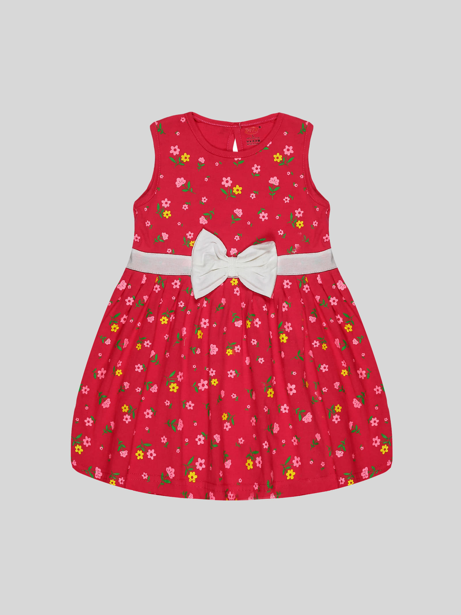     			Diya Cotton Frock For Girls ( Pack of 1 , Pink )