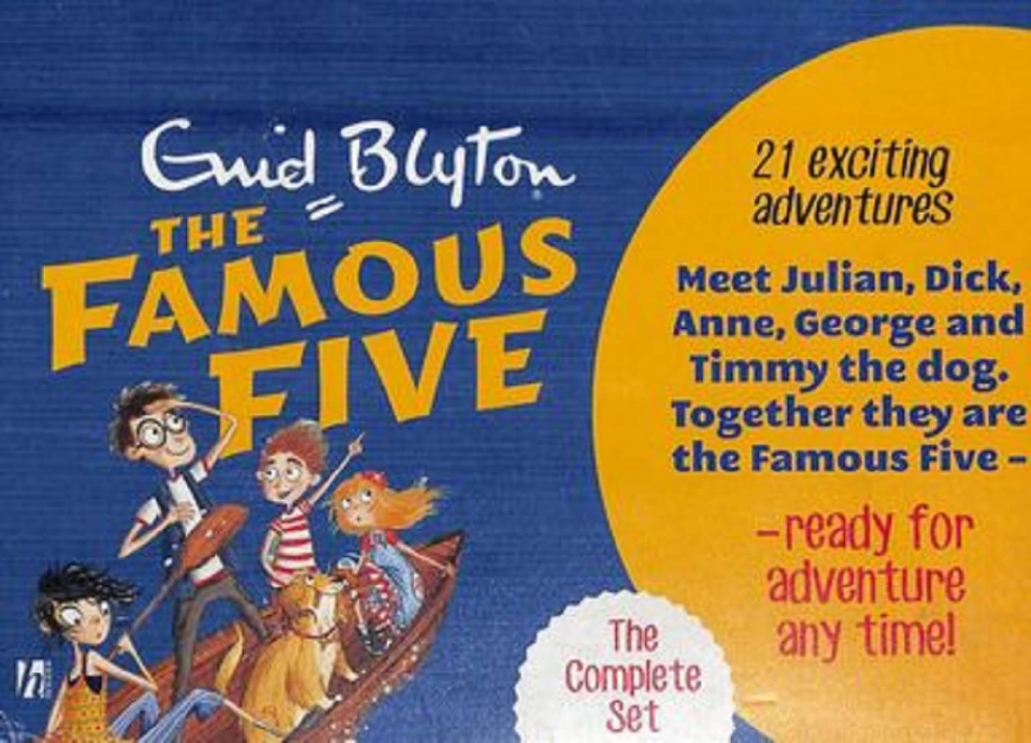 FAMOUS FIVE COMPLETE BOX SET OF 21 TITLES BY Enid By Enid Blyton FAMOUS FIVE COMPLETE BOX SET OF 21 TITLES BY Enid By Enid Blyton