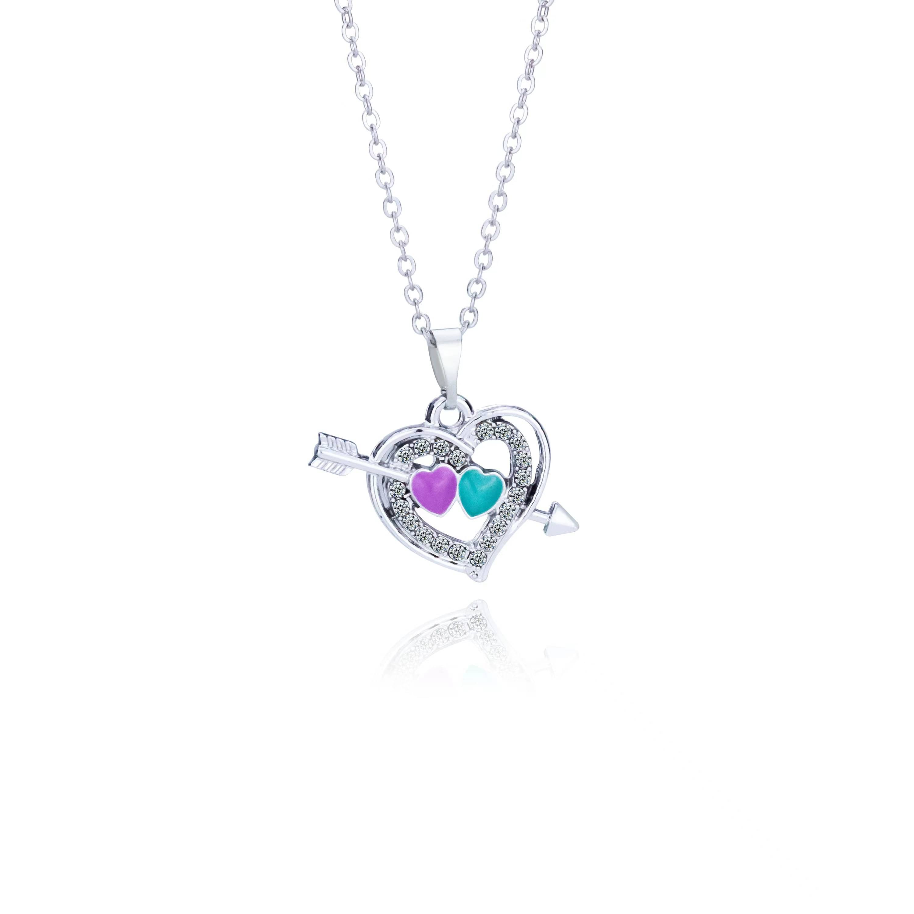    			FASHION FRILL - Silver Pendant set ( Pack of 1 )