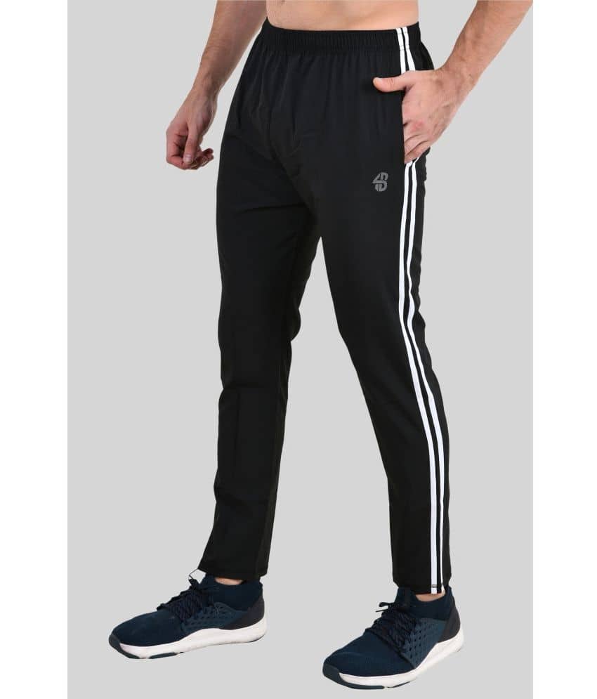 Forbro Black Polyester Men's Sports Trackpants ( Pack of 1 ) - Track Pants | Buy online on ZillyBuy