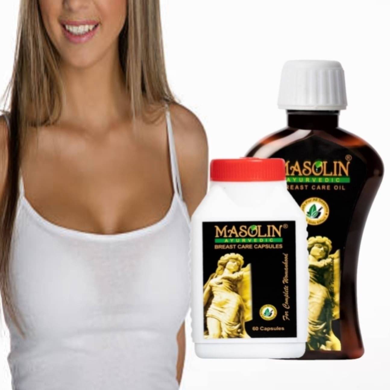 MASOLIN HERBAL Women Massage Oil 100ml & Capsule 60Caps Oil 2 no.s Pack Of 1 MASOLIN HERBAL Women Massage Oil 100ml & Capsule 60Caps Oil 2 no.s Pack Of 1