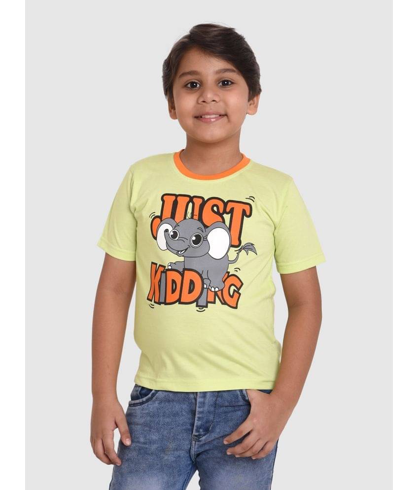     			Neo Garments Pack of 3 Boys Cotton T-Shirt ( Light Green )