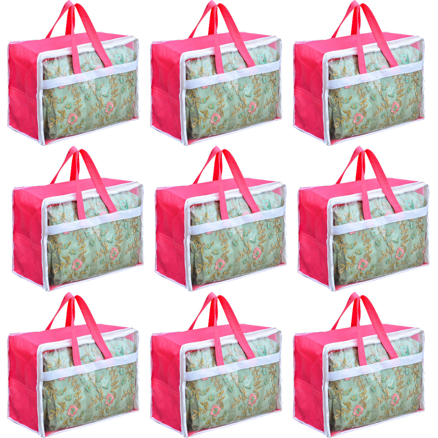 SH NASIMA - Space Saving Bags ( Pack of 9 )
