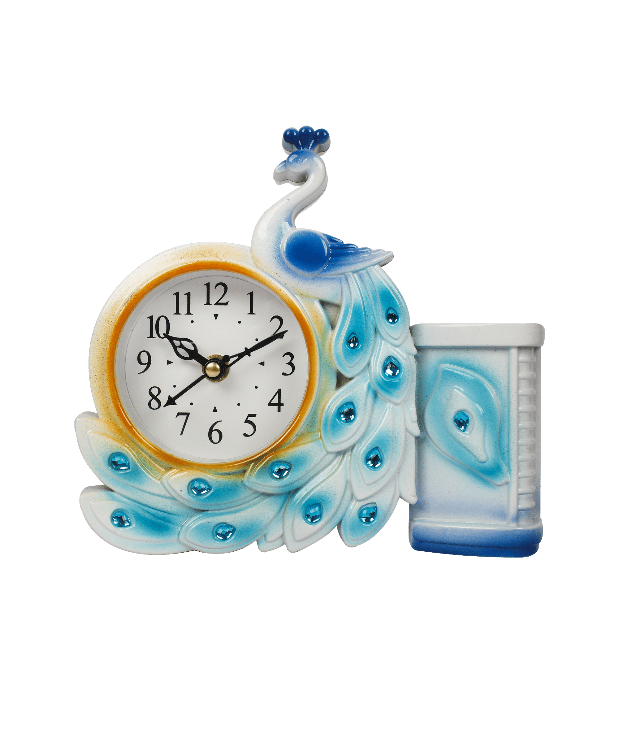    			Sigaram Analog Plastic Table Clock - Pack of 1
