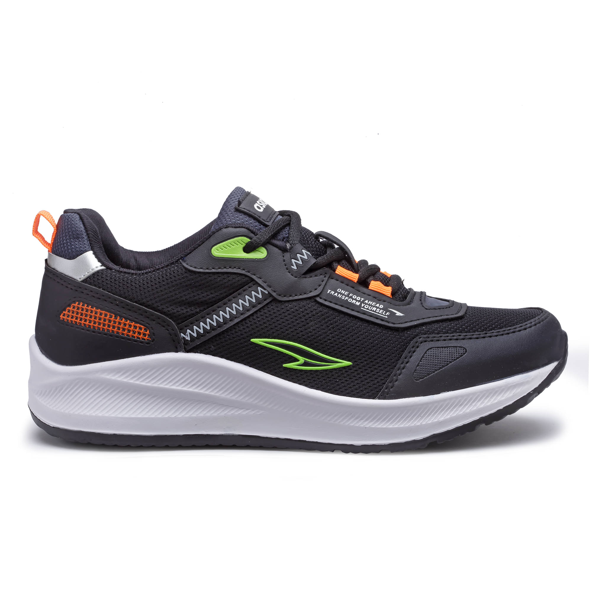 ASIAN NEXON-13 Black Men's Sports Running Shoes