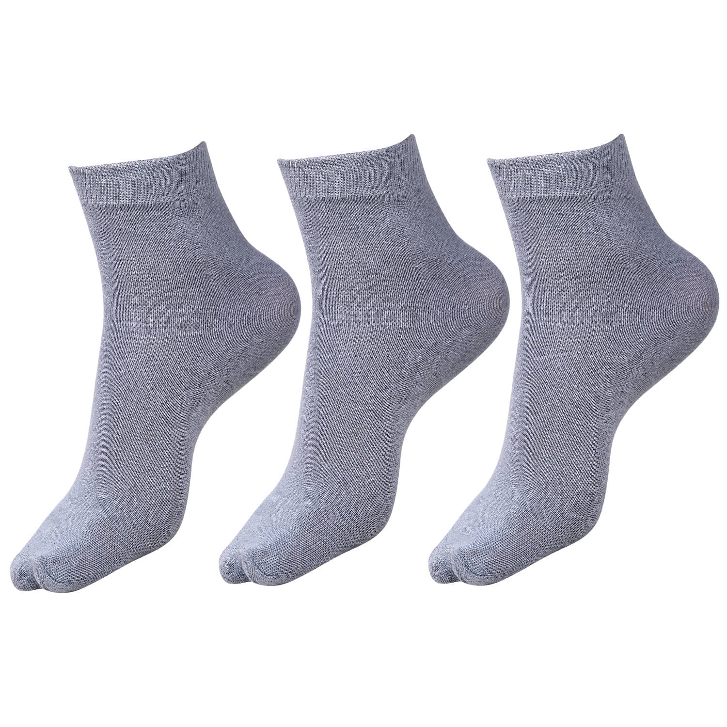 Dollar - Grey Cotton Boy's Ankle Length Socks ( Pack of 3 ) - Socks | Buy online on ZillyBuy