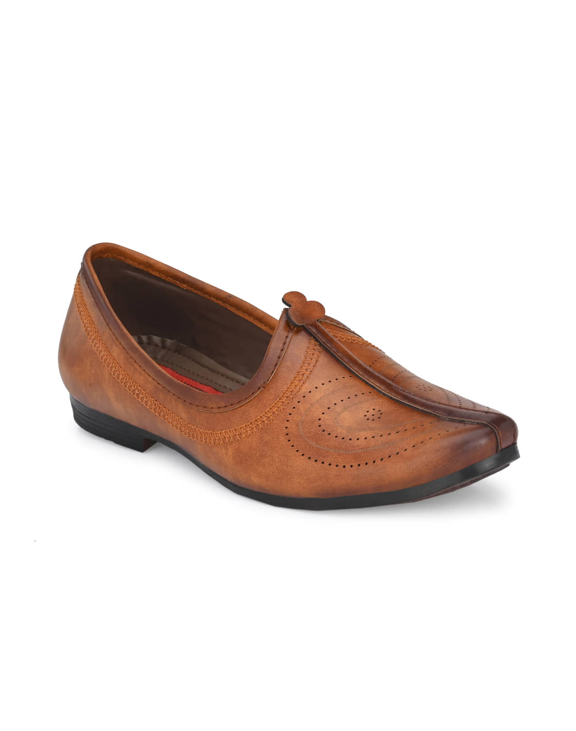 Fashion Victim - Brown Men's Mojaris - Ethnic Shoes | Buy online on ZillyBuy
