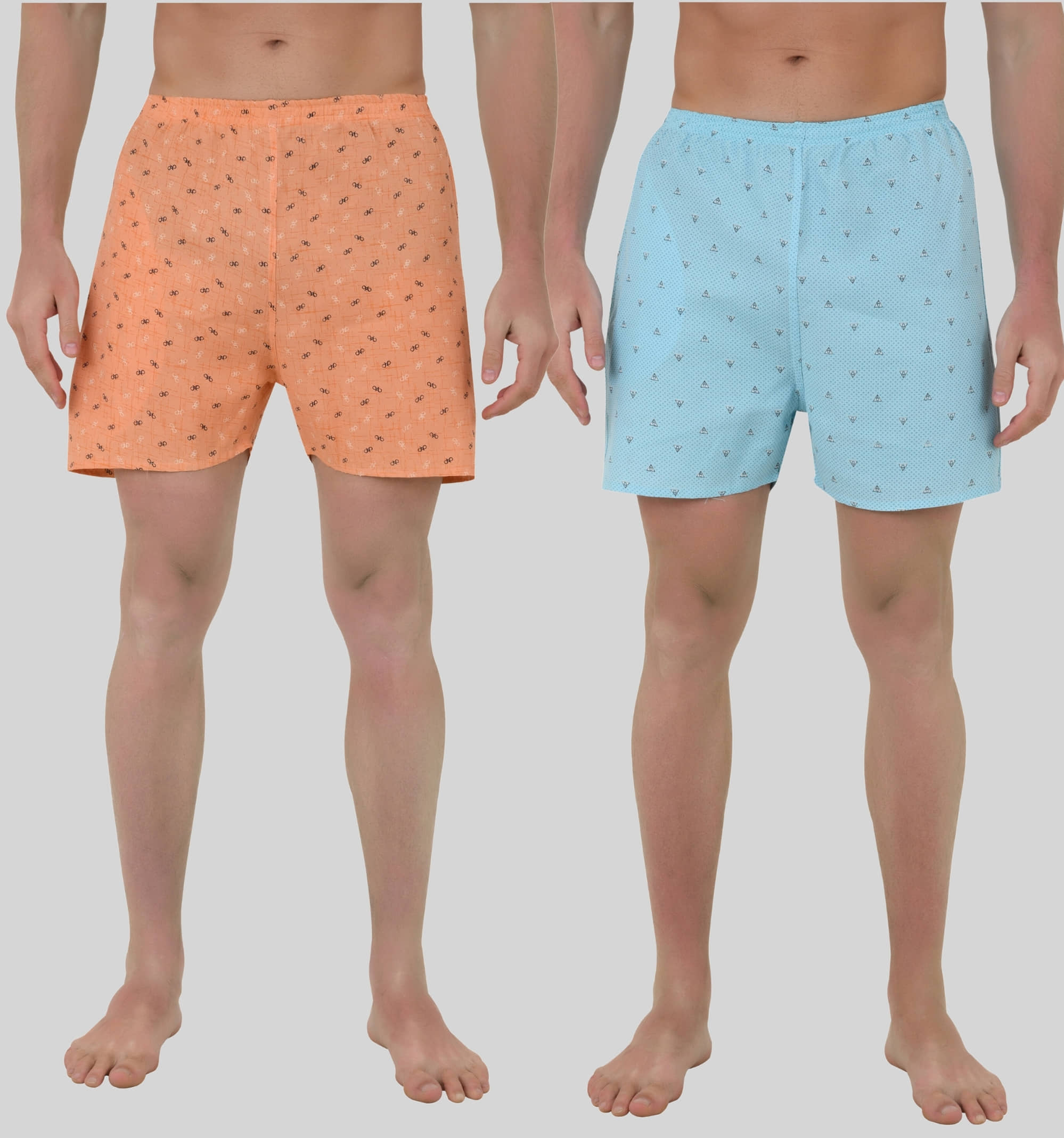 Forbro Pack of 2 Cotton Blend Boxers For Men's ( Multicolor )