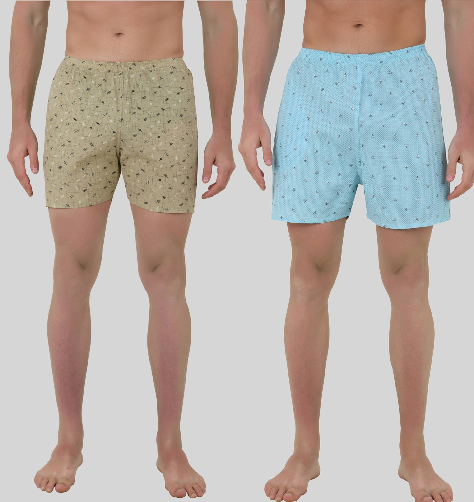 Forbro Pack of 2 Cotton Blend Boxers For Men's ( Multicolor )