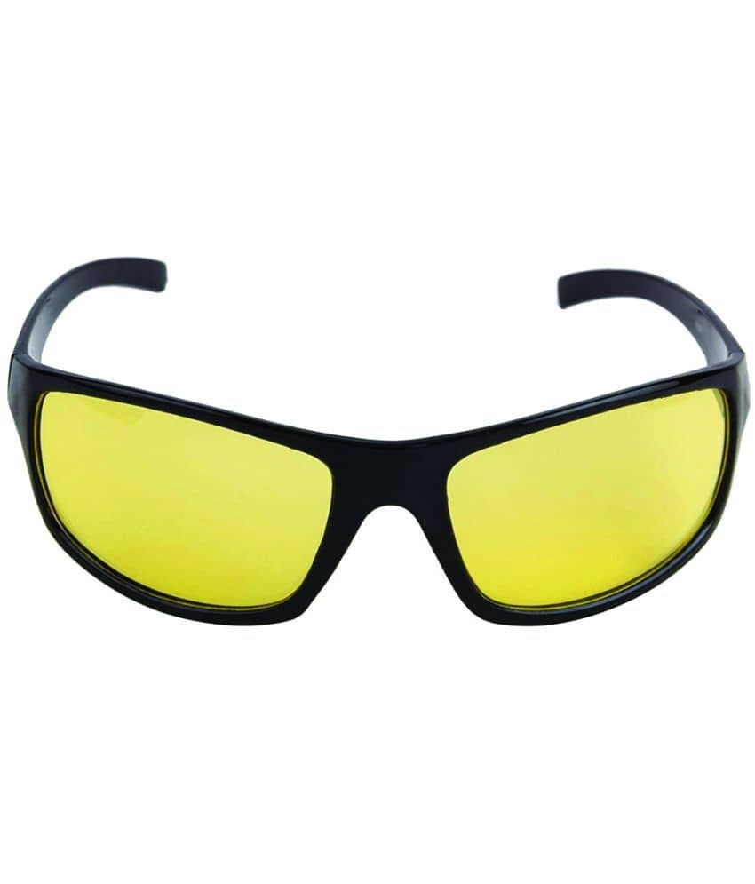 Kanny Devis - Night Vision Yellow Riding Goggles ( Pack of 1 )