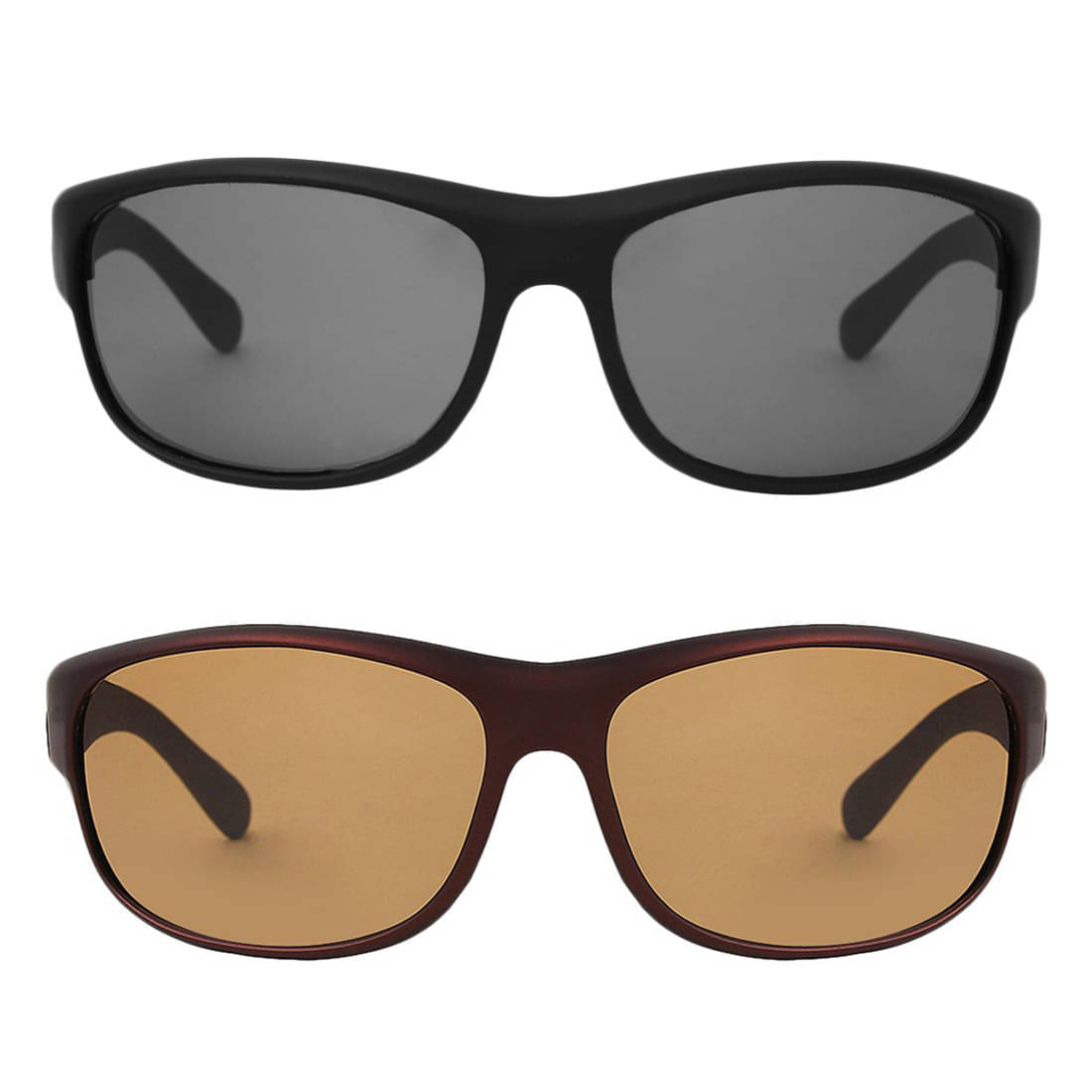     			Kanny Devis - UV Protected Black Riding Goggles ( Pack of 2 )