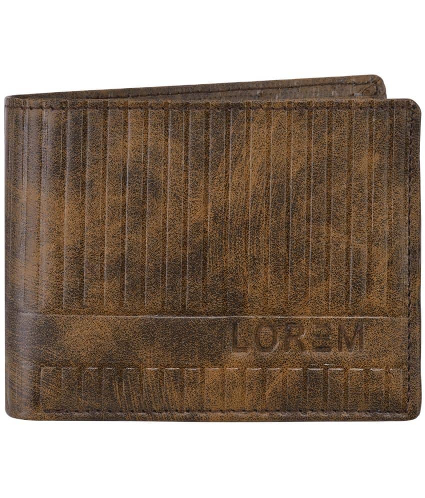 Lorem - Antique Brown Faux Leather Men's Two Fold Wallet ( Pack of 1 ) - Handbags | Buy online on ZillyBuy