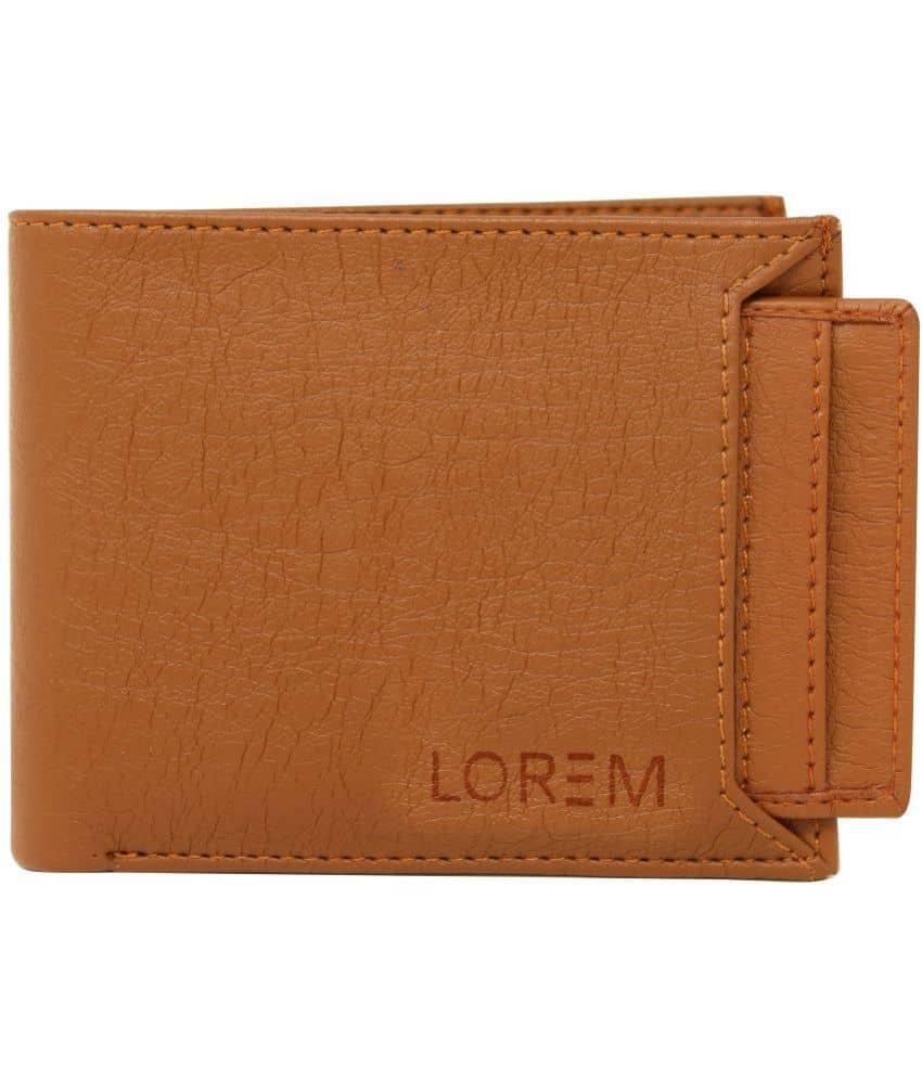 Lorem - Brown Faux Leather Men's Two Fold Wallet ( Pack of 1 ) - Handbags | Buy online on ZillyBuy