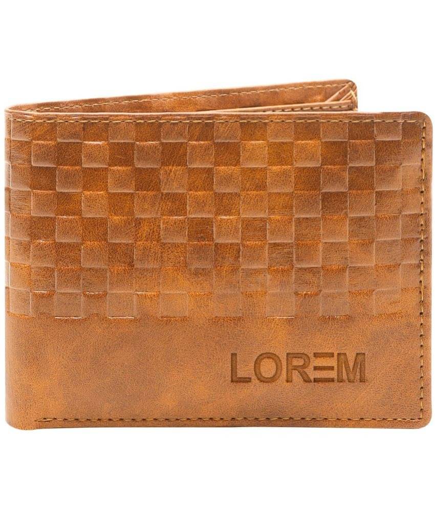     			Lorem - Brown Faux Leather Men's Regular Wallet ( Pack of 1 )